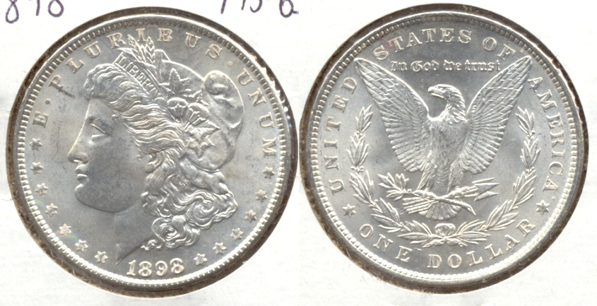 1898 Morgan Silver Dollar MS-63 a