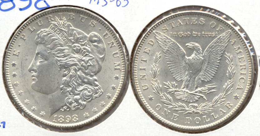 1898 Morgan Silver Dollar MS-63 c