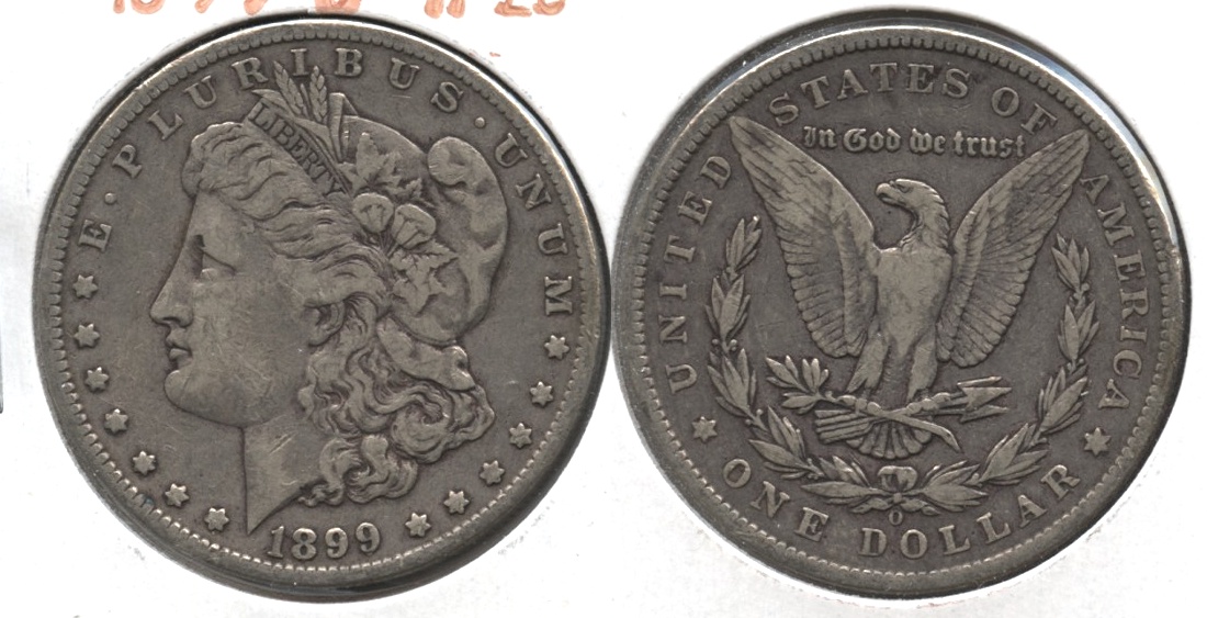 1899-O Morgan Silver Dollar VF-20 #k