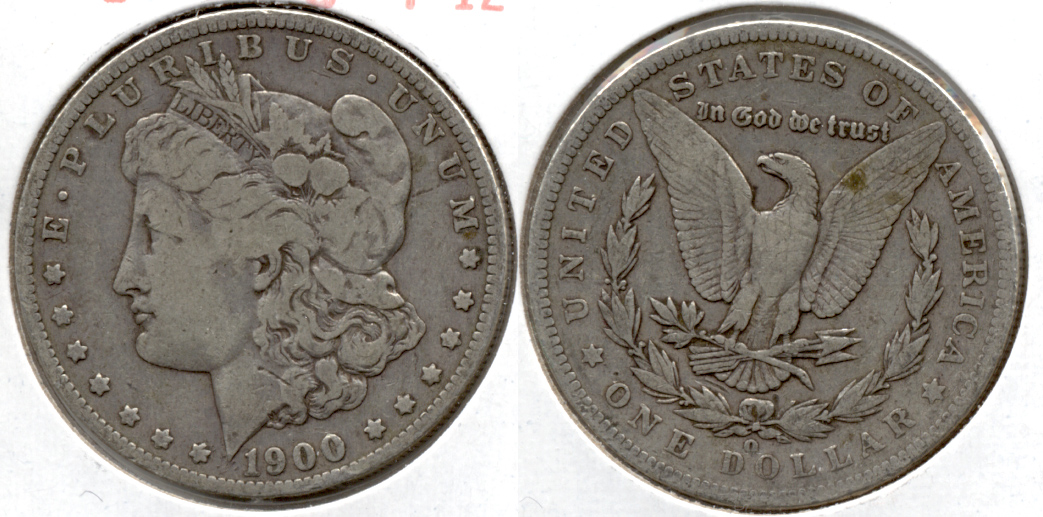 1900-O Morgan Silver Dollar Fine-12 j