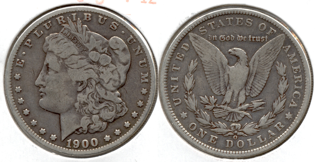 1900-O Morgan Silver Dollar Fine-12 l