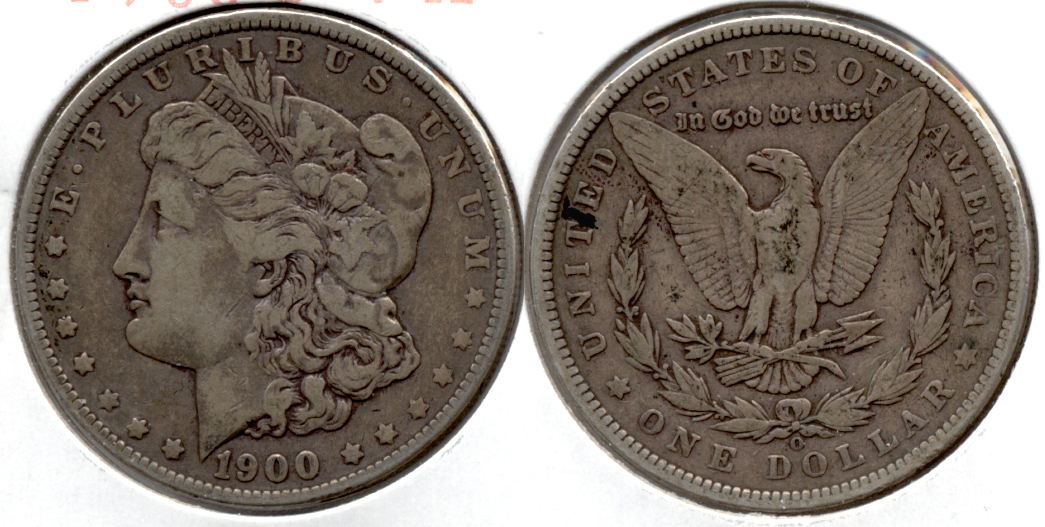 1900-O Morgan Silver Dollar Fine-12 m