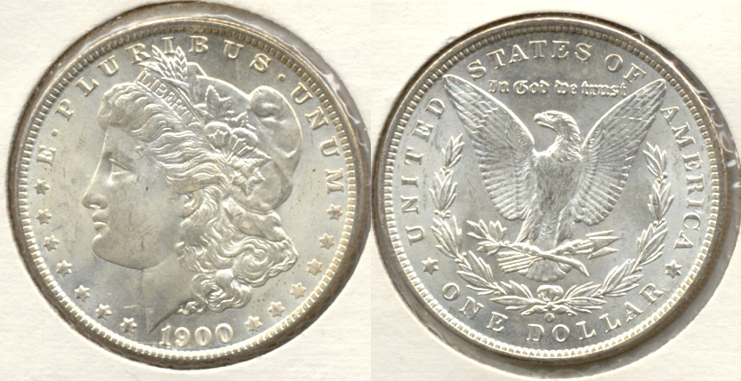1900-O Morgan Silver Dollar MS-60 a