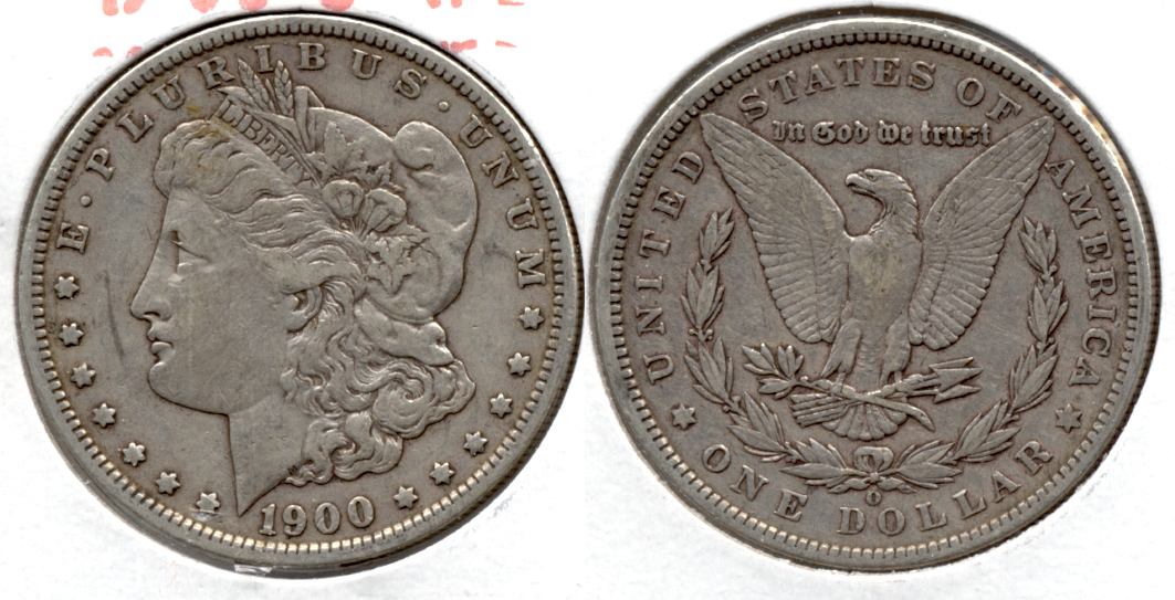 1900-O Morgan Silver Dollar VF-20 d