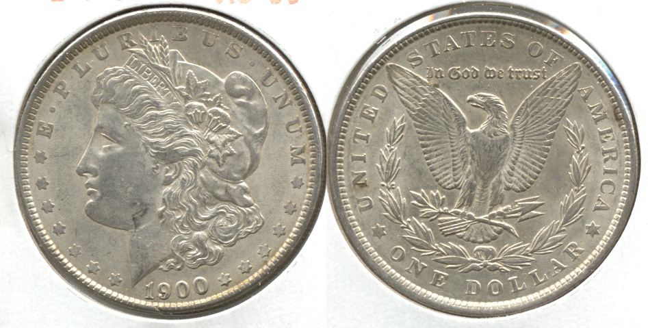 1900 Morgan Silver Dollar AU-50 i