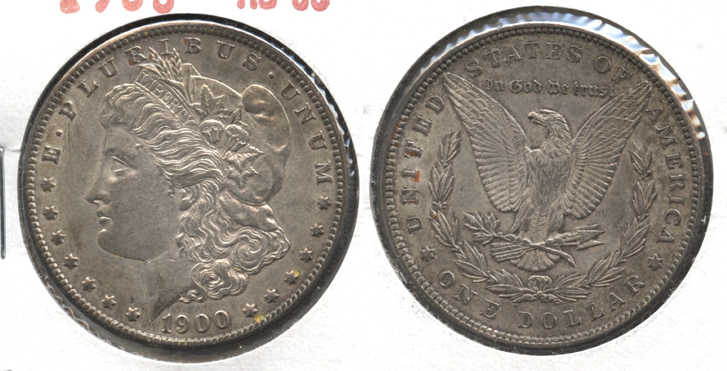 1900 Morgan Silver Dollar AU-50 #p