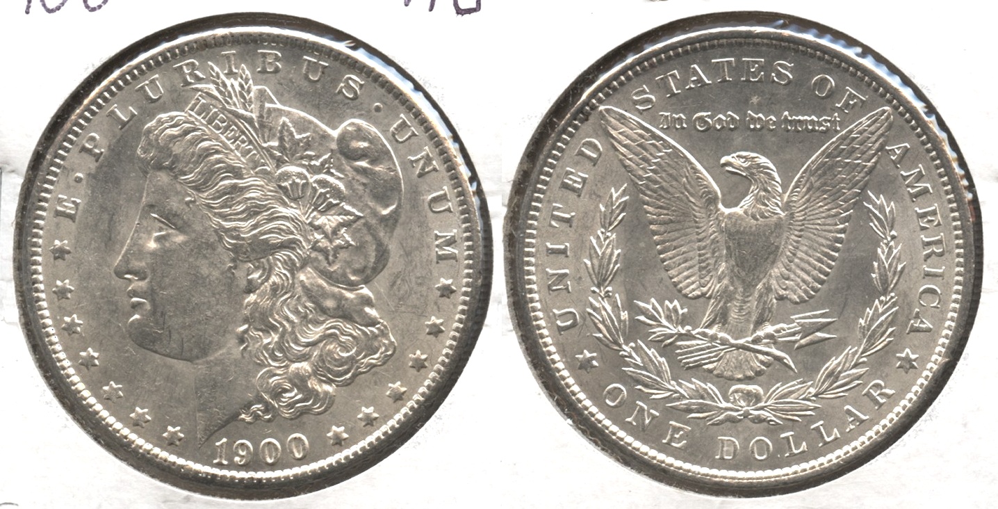 1900 Morgan Silver Dollar AU-50 #r