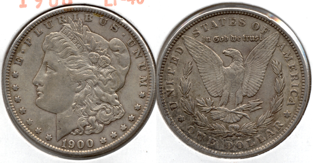 1900 Morgan Silver Dollar EF-40 ag
