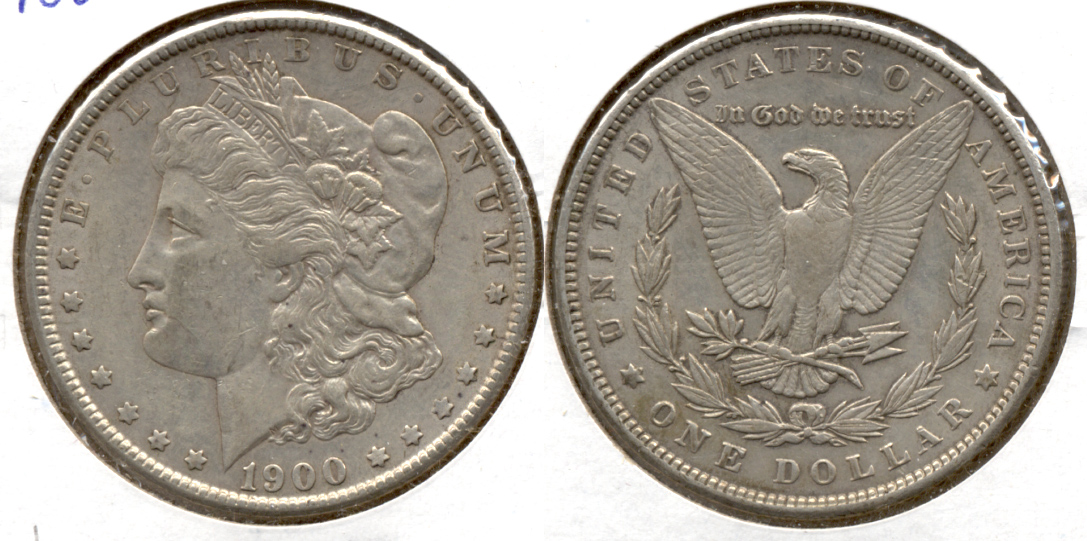 1900 Morgan Silver Dollar EF-40 ak