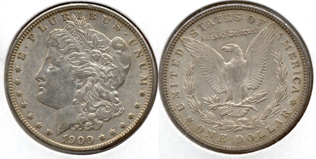 1900 Morgan Silver Dollar EF-40 ap