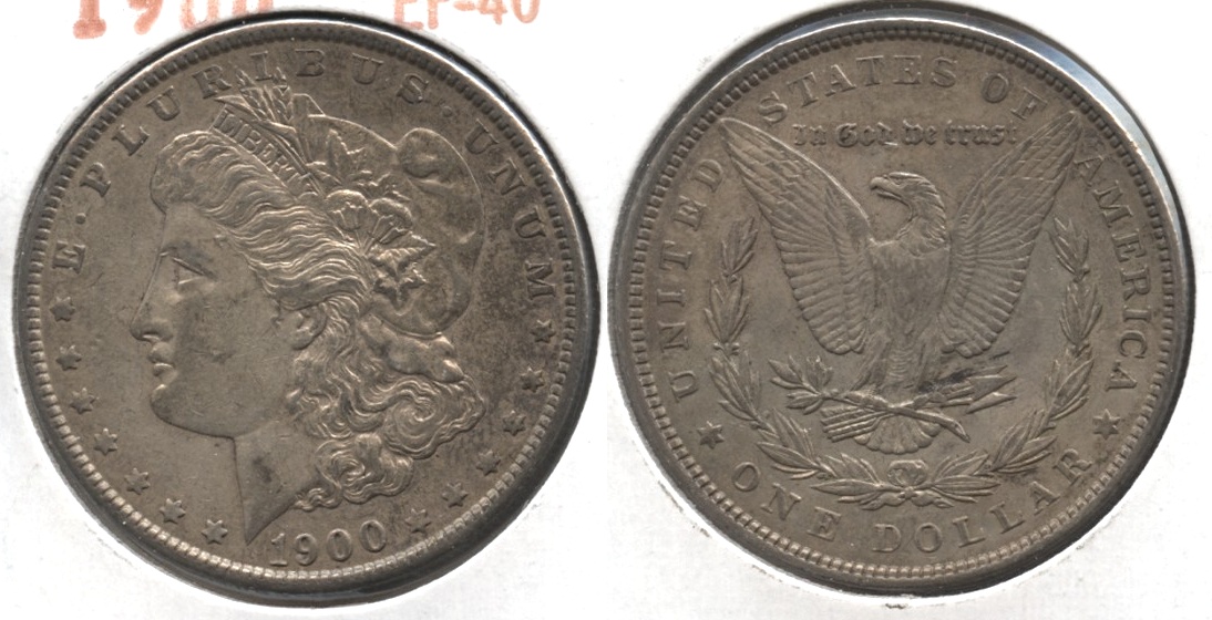 1900 Morgan Silver Dollar EF-40 #ba