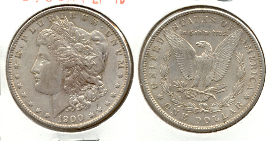 1900 Morgan Silver Dollar EF-40 l