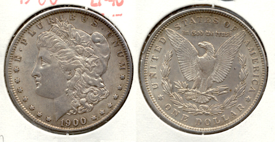 1900 Morgan Silver Dollar EF-40 m
