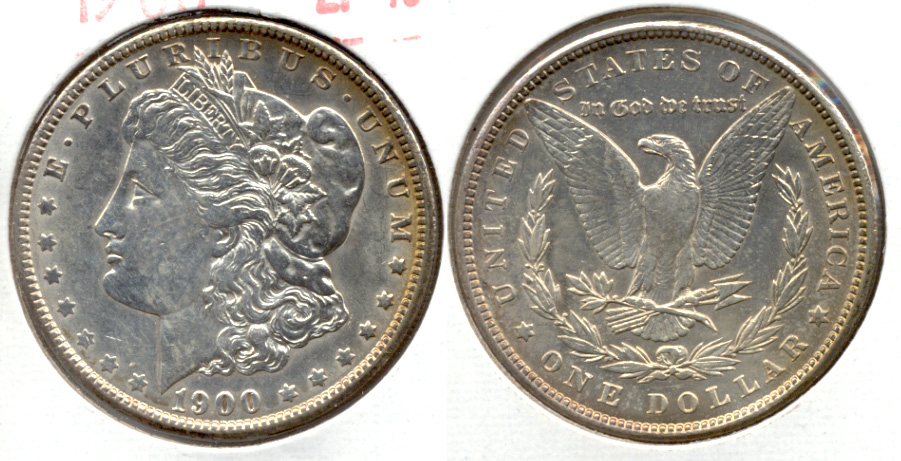 1900 Morgan Silver Dollar EF-40 o Cleaned