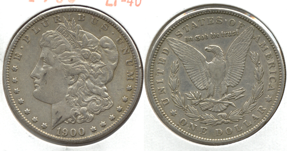 1900 Morgan Silver Dollar EF-40 z