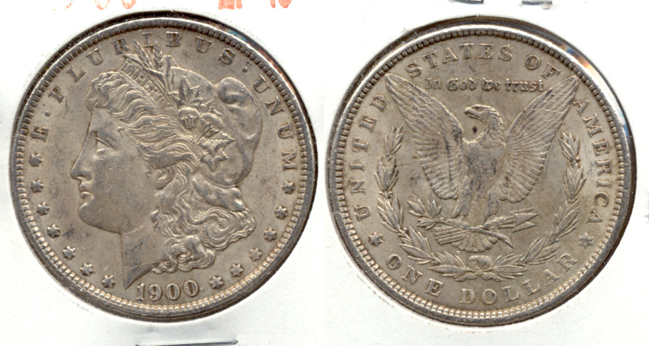 1900 Morgan Silver Dollar EF-45 a