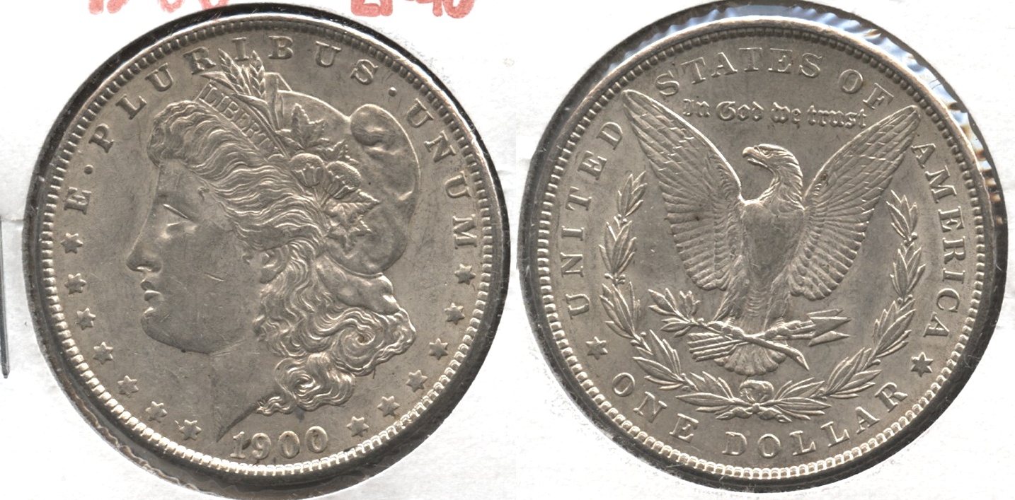 1900 Morgan Silver Dollar EF-45 #ah