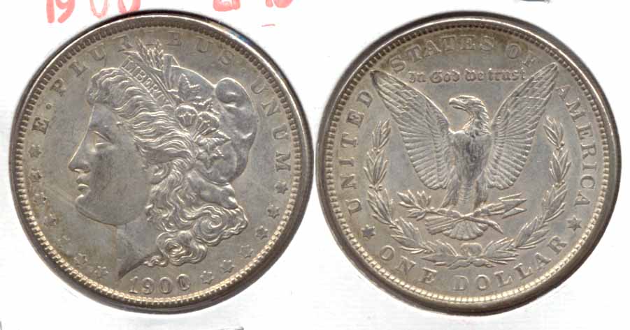 1900 Morgan Silver Dollar EF-45 d
