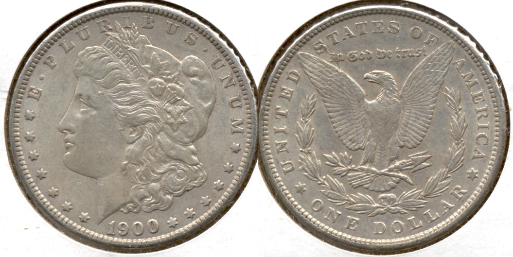 1900 Morgan Silver Dollar EF-45 k