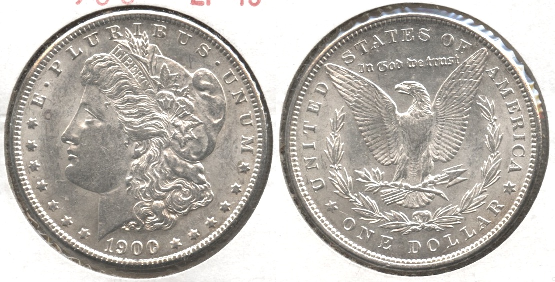 1900 Morgan Silver Dollar EF-45 #t