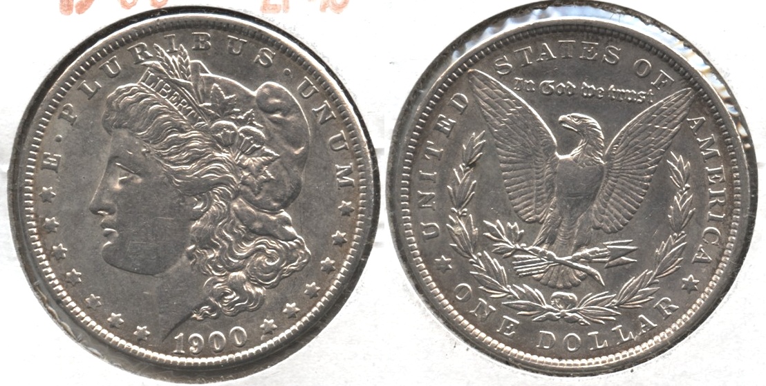 1900 Morgan Silver Dollar EF-45 #u