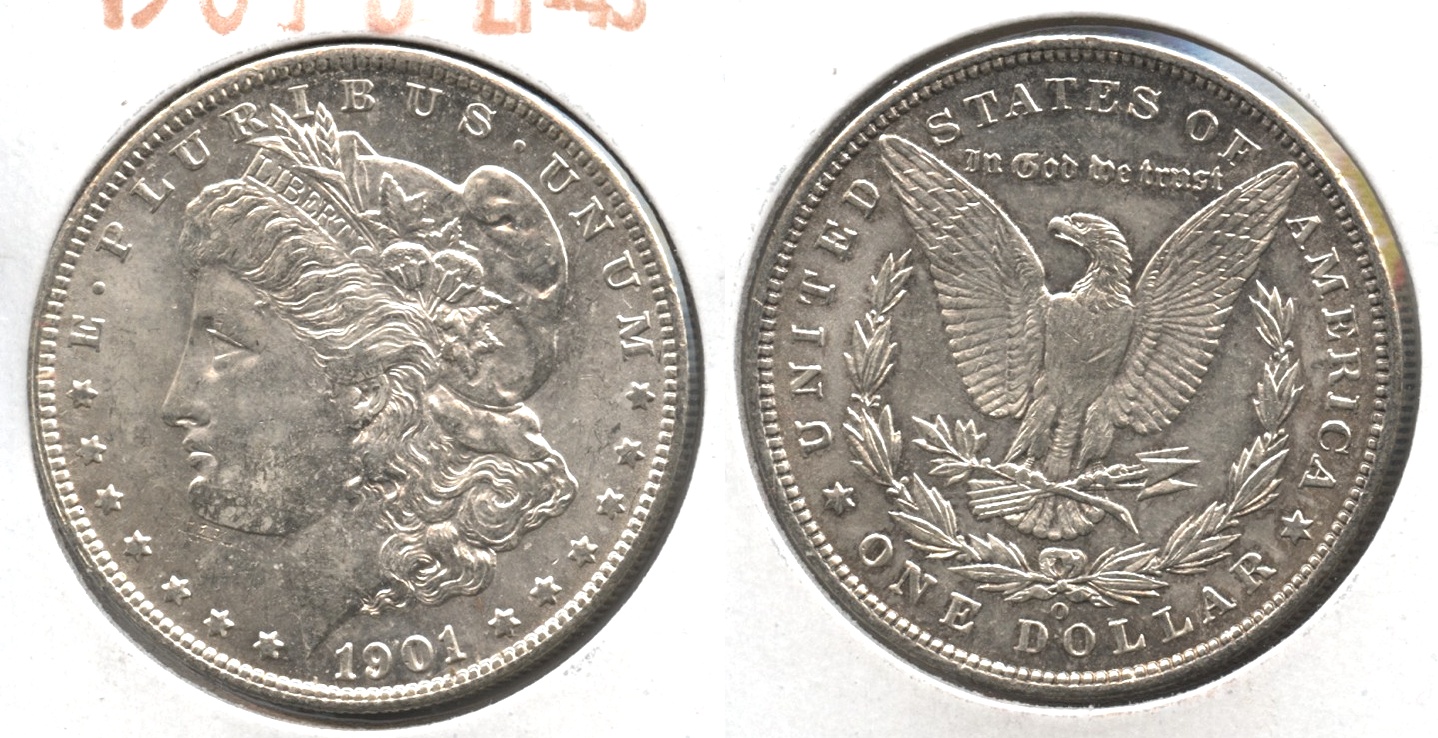 1901-O Morgan Silver Dollar EF-45 #c