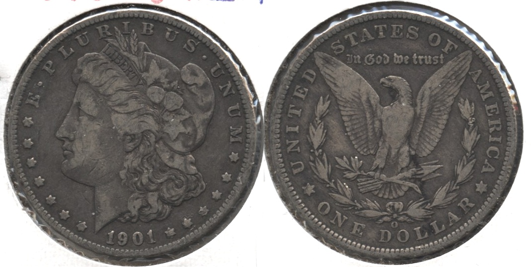 1901-O Morgan Silver Dollar Fine-12 #o