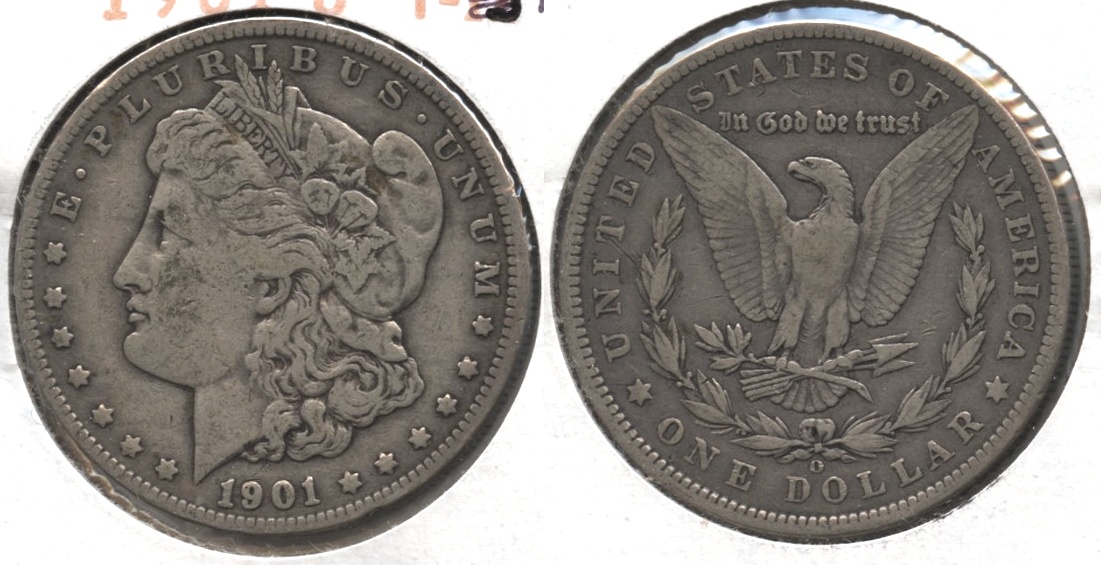 1901-O Morgan Silver Dollar Fine-12 #q