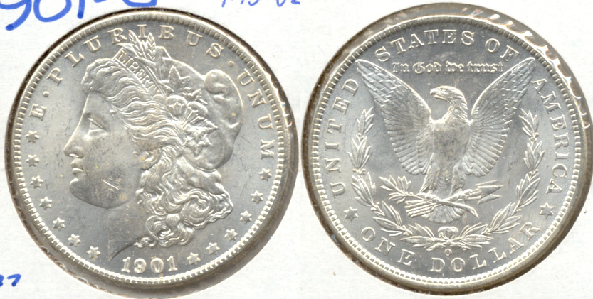 1901-O Morgan Silver Dollar MS-62