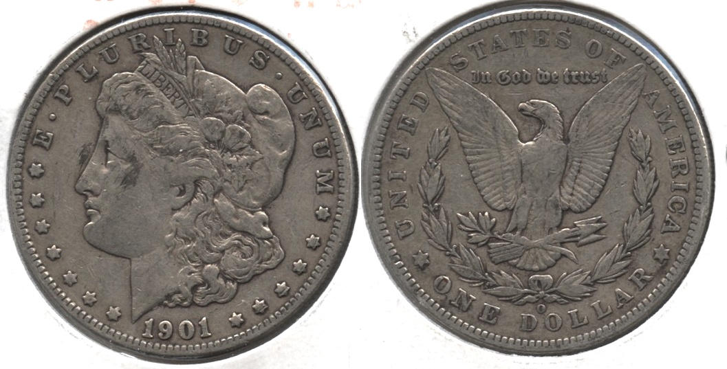 1901-O Morgan Silver Dollar VF-20 #c