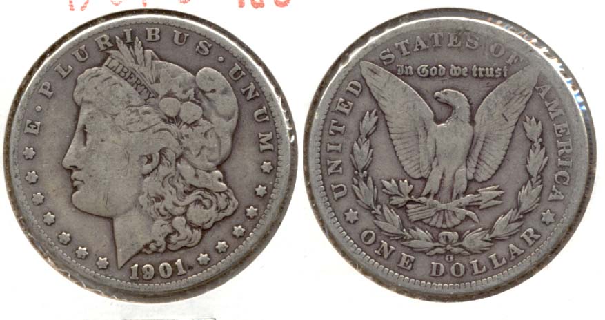1901-O Morgan Silver Dollar VG-8 e