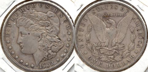 1902-O Morgan Silver Dollar EF-40