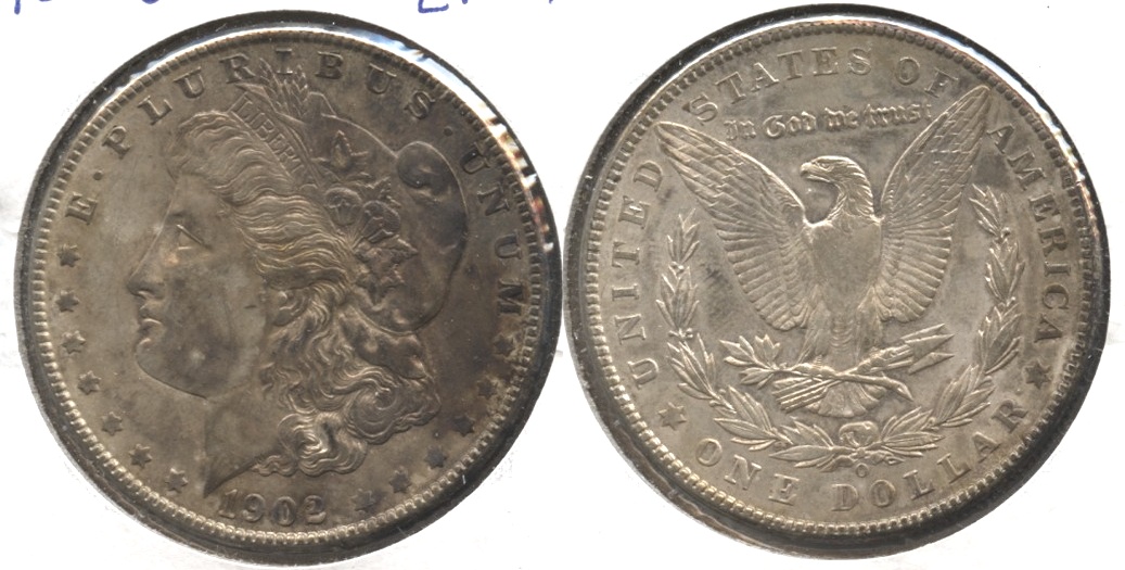 1902-O Morgan Silver Dollar EF-45