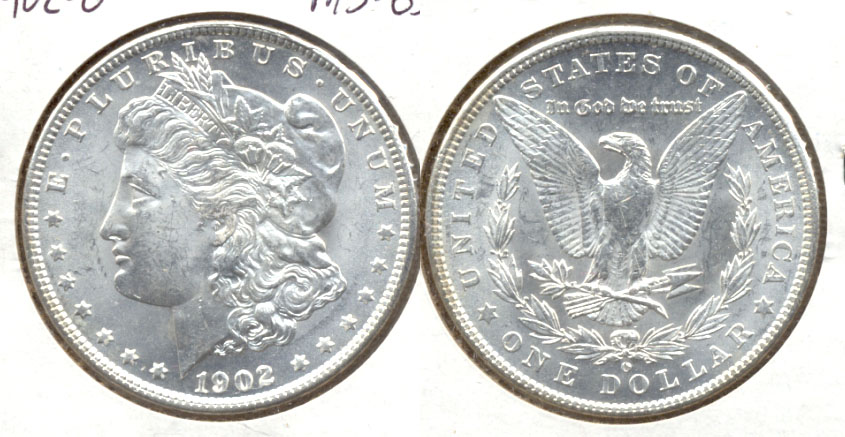1902-O Morgan Silver Dollar MS-63 c