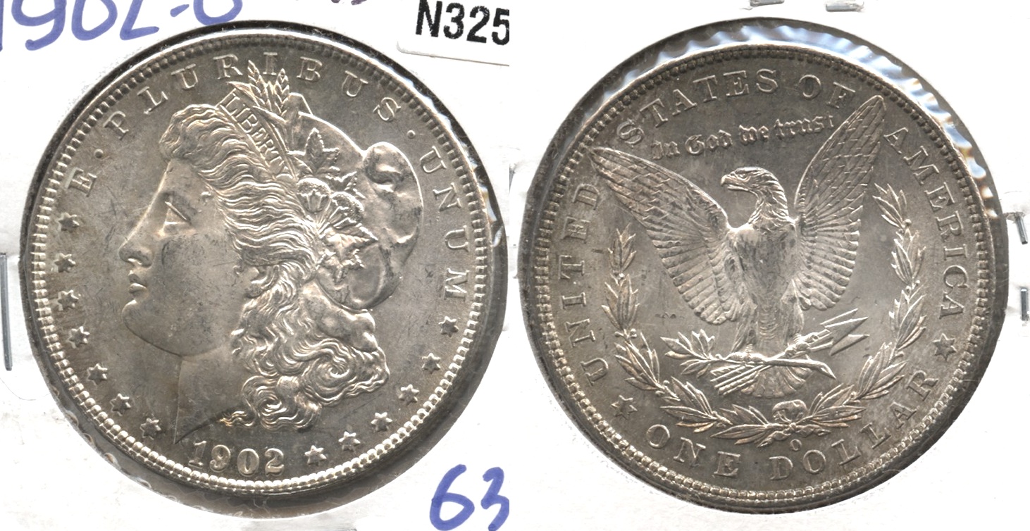 1902-O Morgan Silver Dollar MS-63 #h