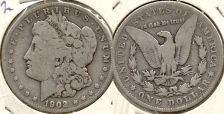 1902 Morgan Silver Dollar Good-4