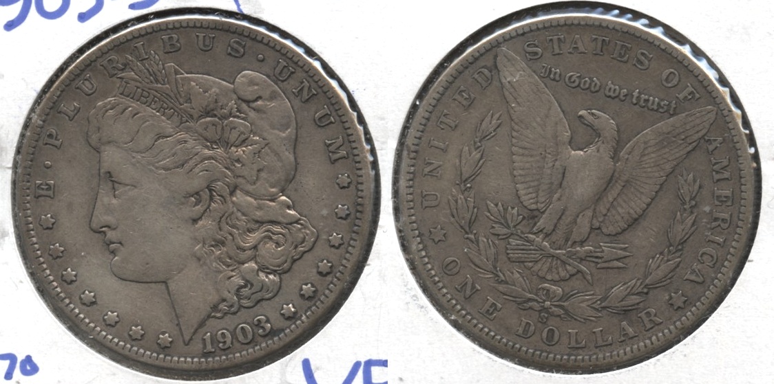 1903-S Morgan Silver Dollar VF-20