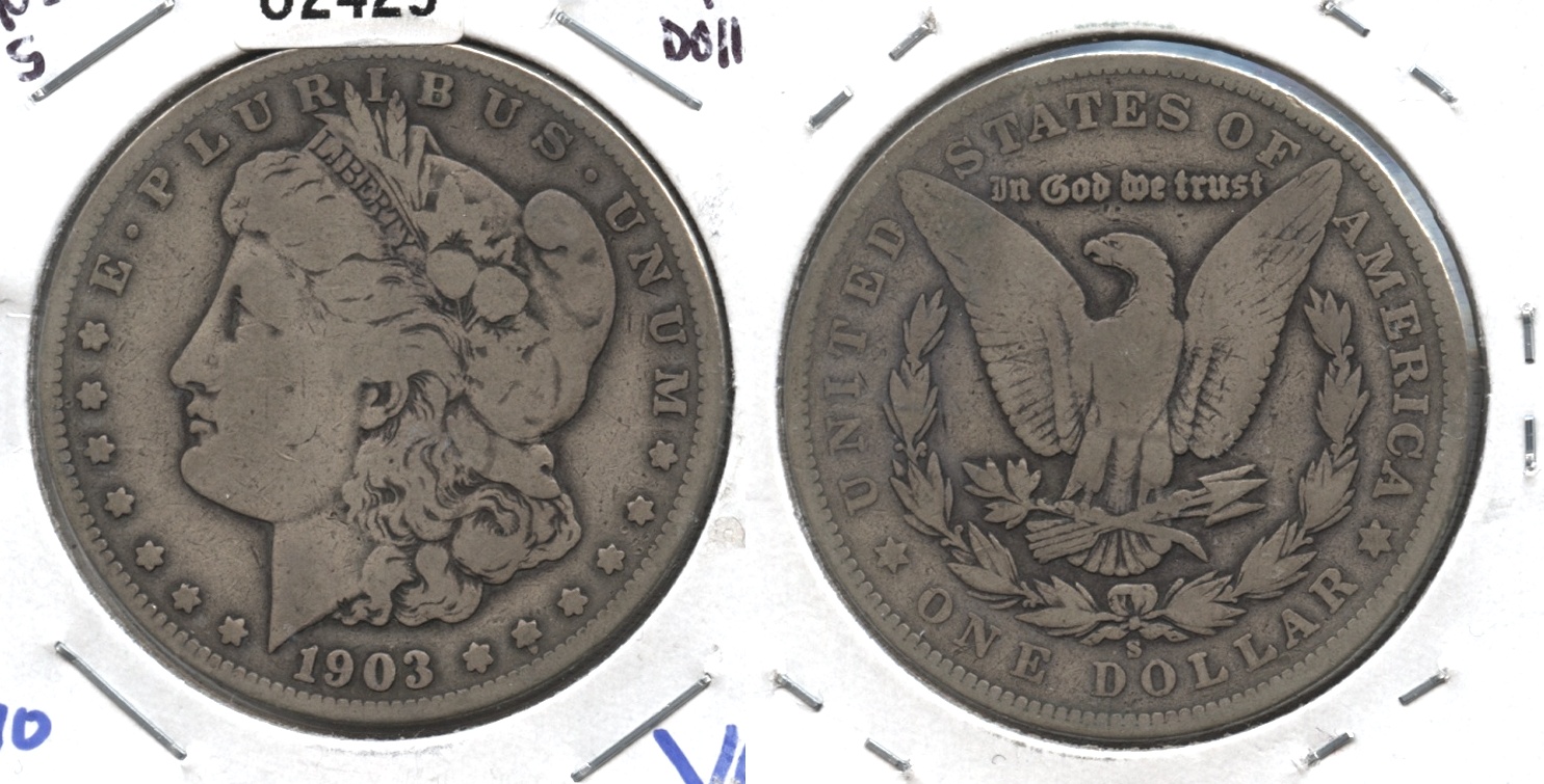 1903-S Morgan Silver Dollar VG-8 #d