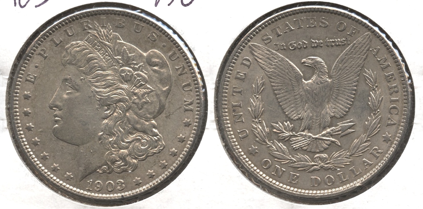 1903 Morgan Silver Dollar AU-50 #i