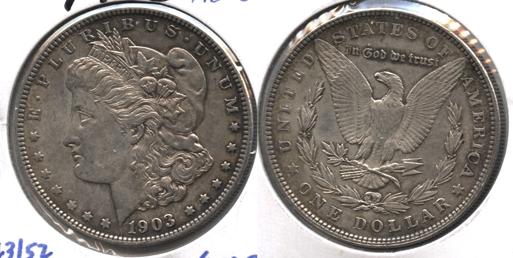 1903 Morgan Silver Dollar AU-55 #g