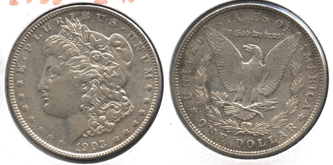 1903 Morgan Silver Dollar EF-40 #d