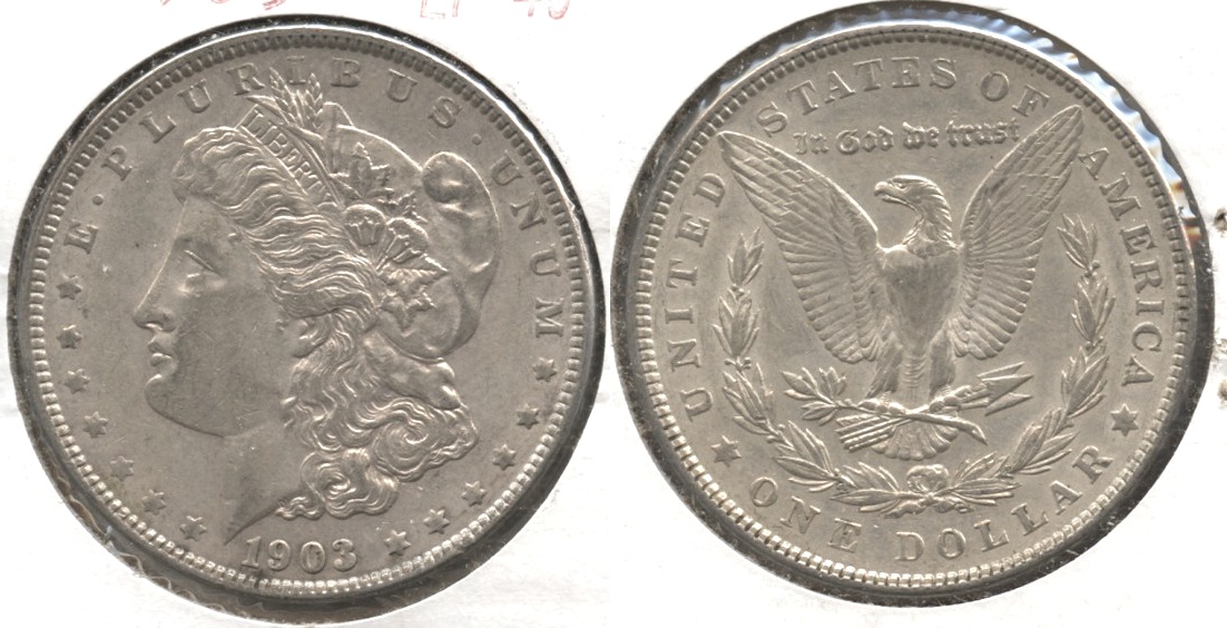 1903 Morgan Silver Dollar EF-40 #m
