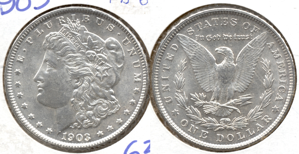 1903 Morgan Silver Dollar MS-62 a