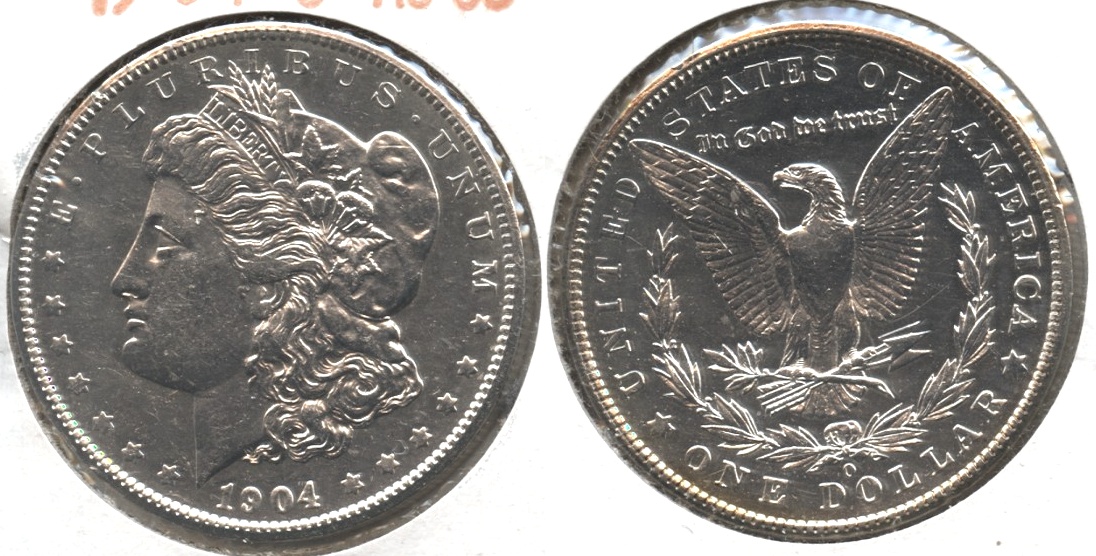 1904-O Morgan Silver Dollar AU-50
