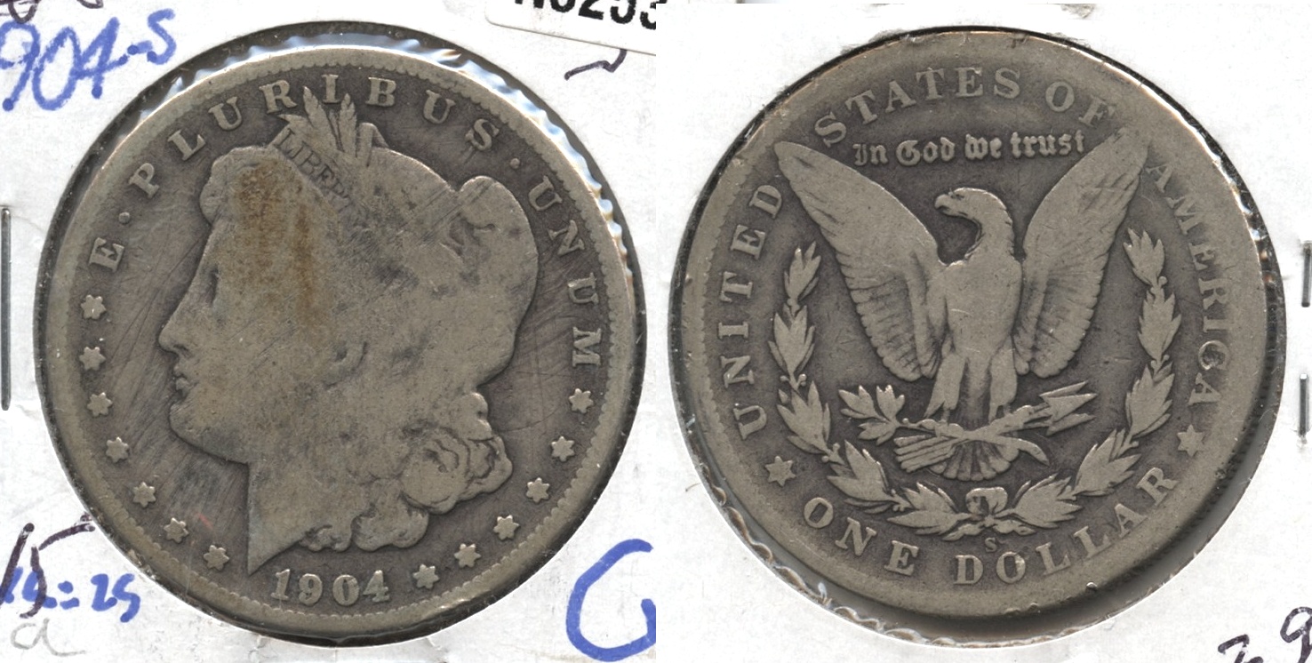 1904-S Morgan Silver Dollar Good-4 #a