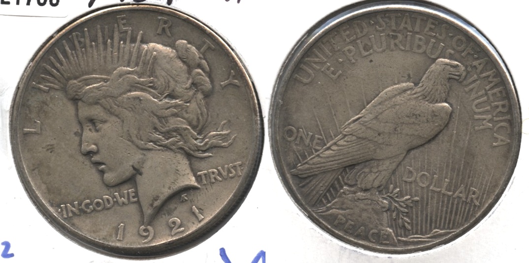 1921 Peace Silver Dollar VF-20 #b