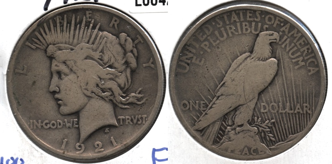 1921 Peace Silver Dollar VG-8