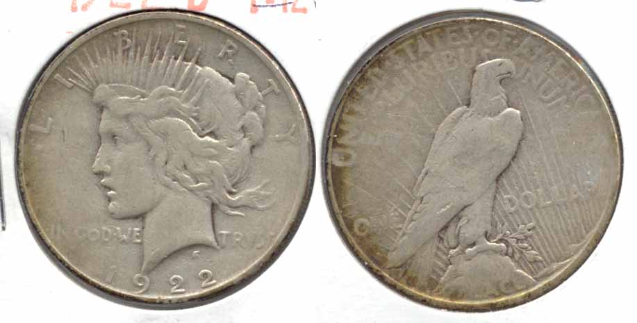 1922-D Peace Silver Dollar VG-8