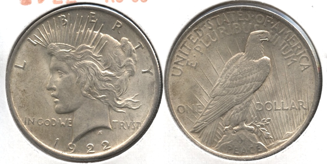 1922 Peace Silver Dollar AU-55 #m