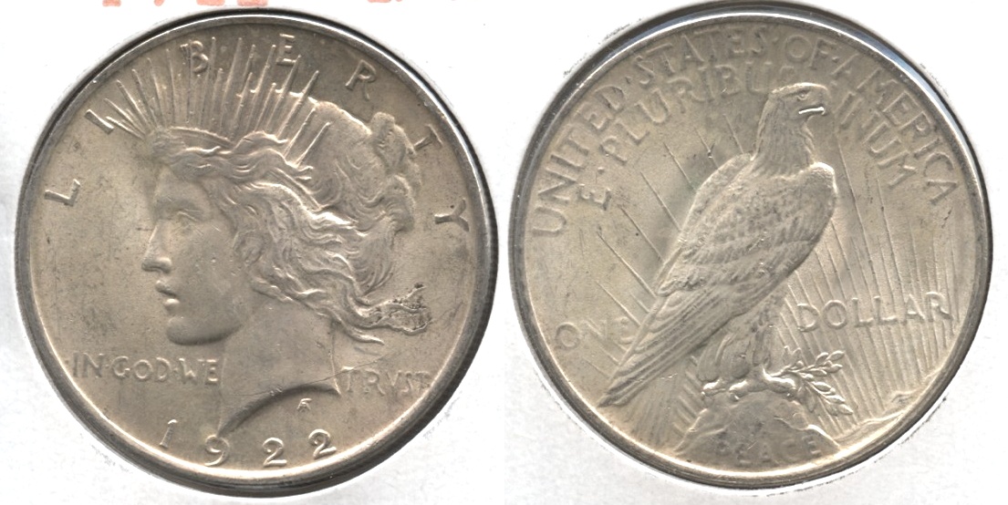 1922 Peace Silver Dollar EF-40 #d
